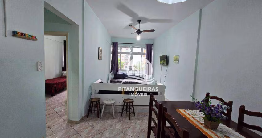Apartamento com 1 dormitório à venda, 45 m² - Pitangueiras - Guarujá/SP