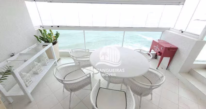Apartamento com 3 dormitórios à venda, 184 m² - pitangueiras - guarujá/sp