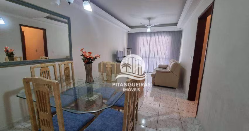 Apartamento com 2 dormitórios para alugar, 75 m² - Pitangueiras - Guarujá/SP