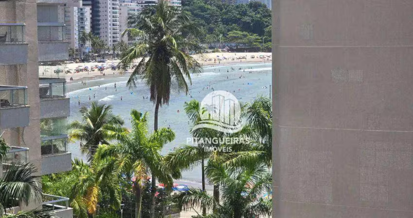 Apartamento com 3 dormitórios à venda, 89 m² - astúrias - guarujá/sp