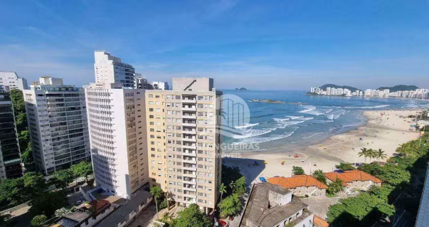 Apartamento com 2 dormitórios à venda, 123 m² - pitangueiras - guarujá/sp