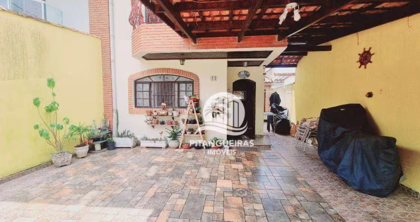 Casa com 3 dormitórios à venda, 180 m² - Astúrias - Guarujá/SP