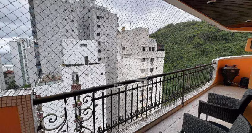 Apartamento com 4 dormitórios à venda, 127 m² na praia das pitangueiras - guarujá/sp