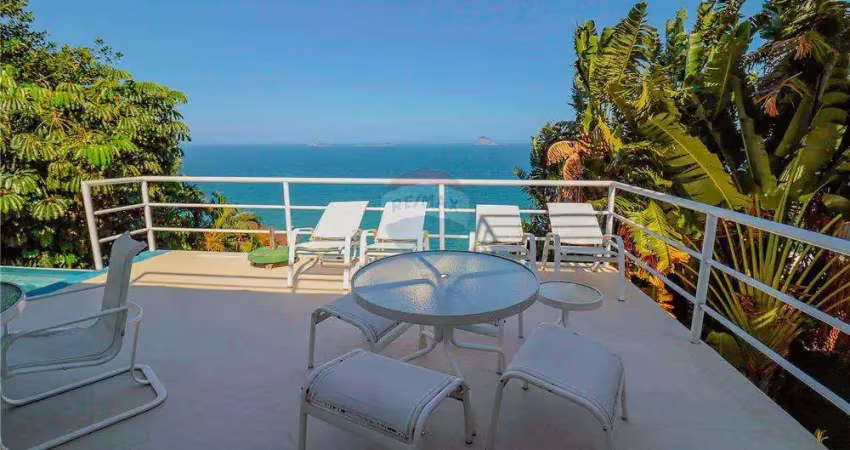 Joá. casa de condomínio com 5 suítes, à venda, 640m² - joá