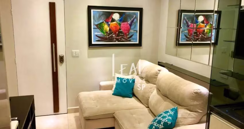 Flat com 1 dormitório à venda, 36 m² por r$ 390.000,00 - vila augusta - guarulhos/sp