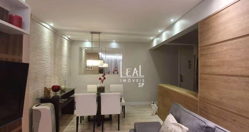 Apartamento com 2 dormitórios para alugar, 52 m² por R$ 2.900,00/mês - Ponte Grande - Guarulhos/SP