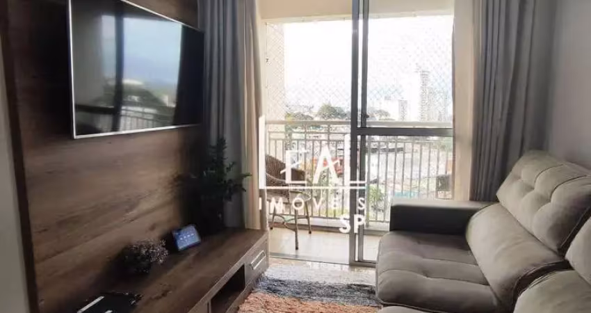 Apartamento com 3 dormitórios à venda, 62 m² por r$ 430.000 - ponte grande - guarulhos/sp