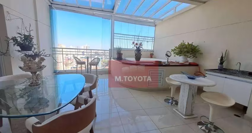 Cobertura com 4 dormitórios à venda, 234 m² por r$ 2.500.000,00 - vila progresso - guarulhos/sp