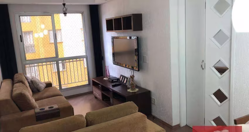 Apartamento mobiliado  com 2 dormitórios, 55 m² - venda por r$ 315.000 ou aluguel por r$ 1.820/mês - jardim são judas tadeu - guarulhos/sp
