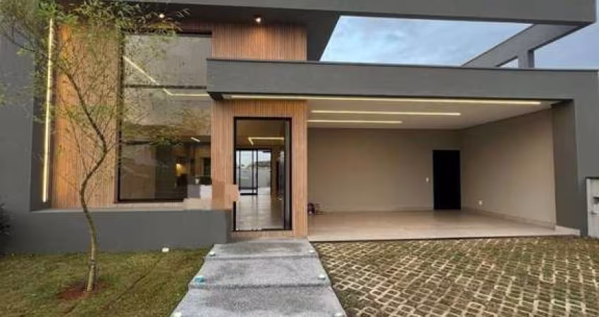 CASA TÉRREA MODERNA NO CONDOMÍNIO VILA SAPEZAL INDAIATUBA/SP