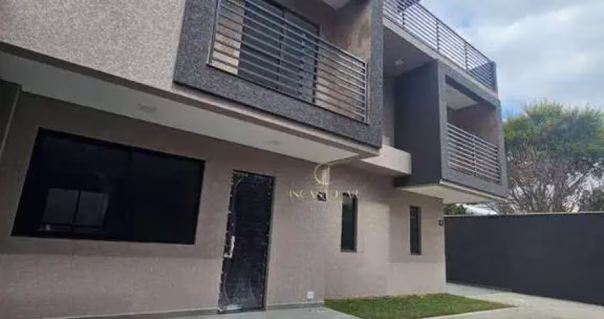 Sobrado tríplex à venda no pinheirinho – 99,63m² de área interna + terraço, face norte, 3 dormitórios (1 suíte com closet), vista livre-  r$ 635.000
