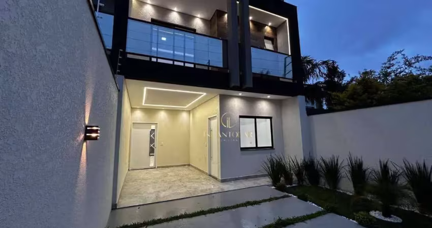 Sobrado com 3 suítes à venda no centro de são josé dos pinhais – 160m², varandas, área gourmet e 3 vagas | r$ 1.190.000