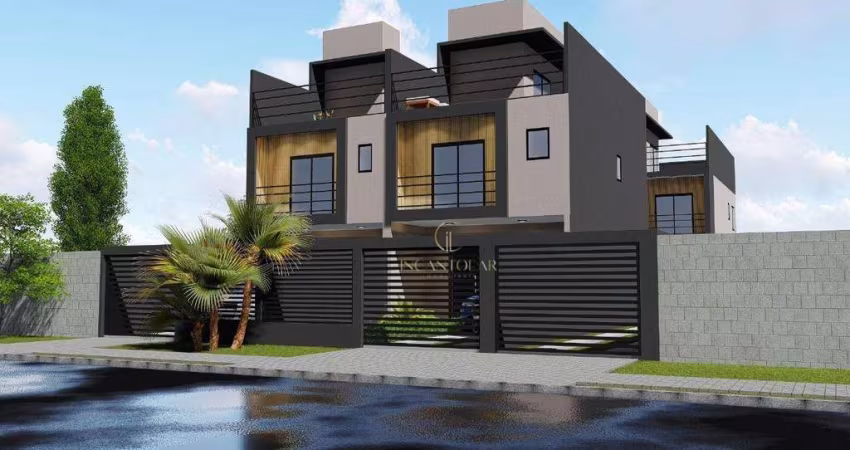 Sobrado com 3 dormitórios à venda, 109 m² por R$ 660.000,00 - Pinheirinho - Curitiba/PR