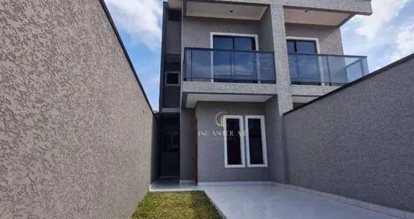 Sobrado com ático à venda no sítio cercado -3 dormitórios (1 suíte com espaço closet), 102 m², 2 vagas | minha casa minha vida | r$ 499.000,00