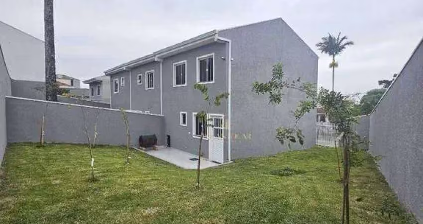 Sobrado de esquina com 3 dormitórios, 2 vagas e terreno de 174m² no alto boqueirão  r$ 595.000,00 | possibilidade de entrada reduzida