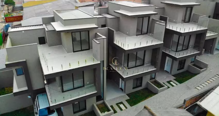 Sobrado tríplex em condomínio à venda no boqueirão |3 dormitórios (2 suítes) | 122m² | terraço com sala íntima | 1 vaga | r$ 699.000,00