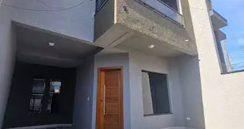 Sobrado duplex de frente para rua com 3 dormitórios, varanda, 81 m² construídos e 72 m² de terreno  r$ 499.000  rua ourizona, sítio cercado