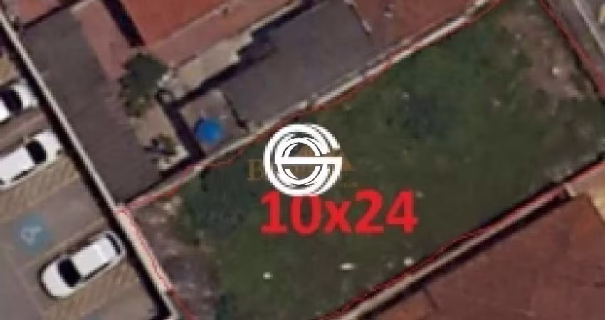 Terreno  10 X 24 na região do Tatuapé