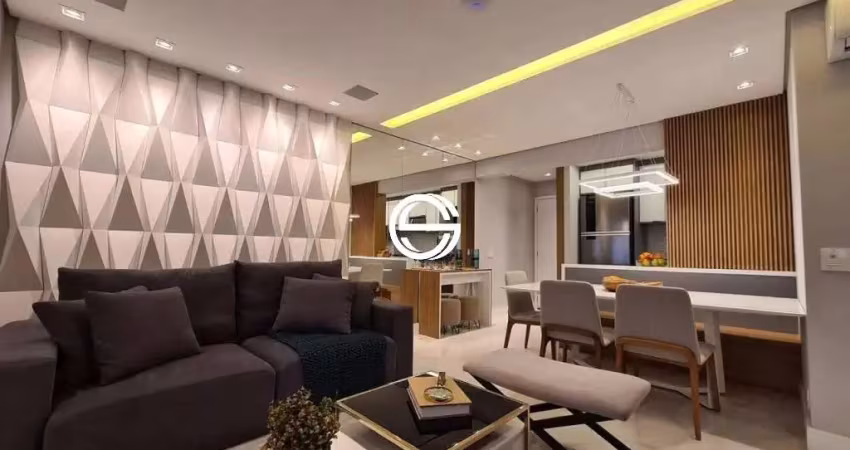 Apartamento (apartamento padrão) para venda, 2 dormitórios sendo 1 suíte, 2 vagas + depósito (varanda gourmet)