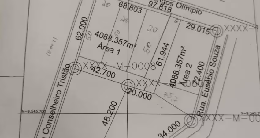 Vende excelente terreno de esquina na av domingos olímpio