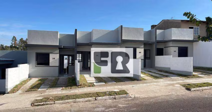 Casa com 2 dormitórios à venda, 44 m²- morada do vale ii - gravataí/rs