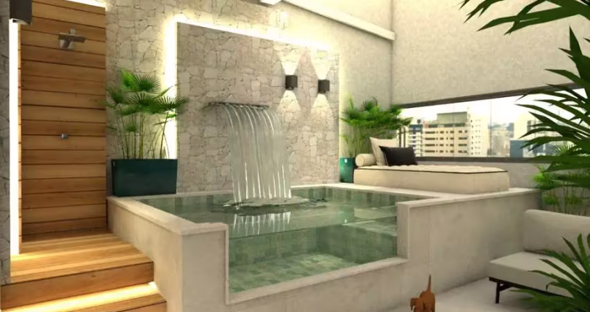 Cobertura para venda com 4 quartos, sendo 4 suítes, 240m²