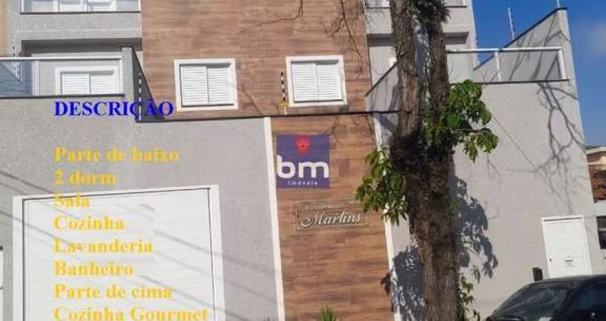 Apartamento à venda em Santo André, Vila Linda, com 2 quartos, com 50 m², residencial martins