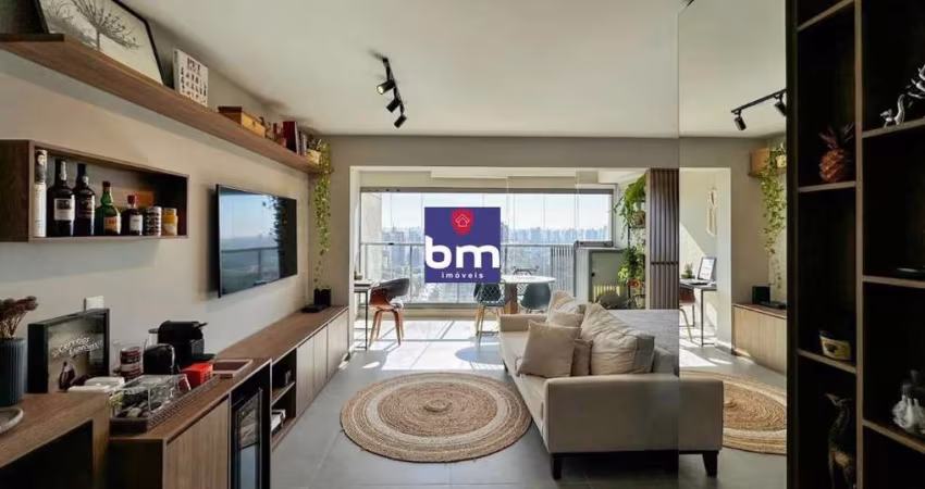 Apartamento à venda em São Paulo, Santo Amaro, com 1 quarto, com 43 m²
