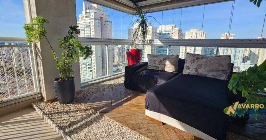 Apartamento com 4 dormitórios, 206 m² - venda por r$ 3.500.000 ou aluguel por r$ 21.500/mês - vila romana - são paulo/sp