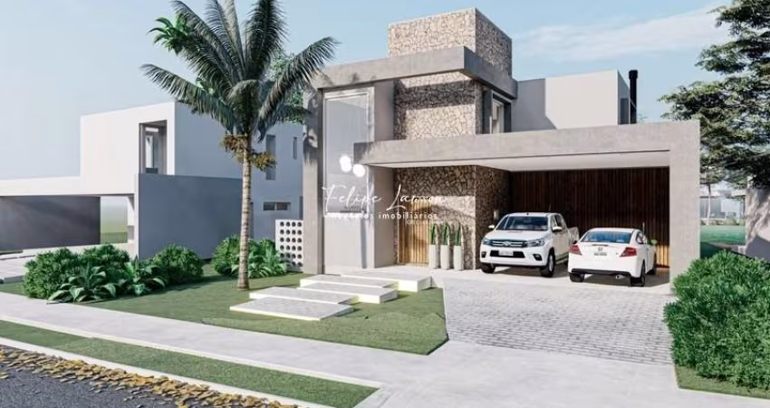 Casa nova 3 suítes fundo para o lago condomínio veredas