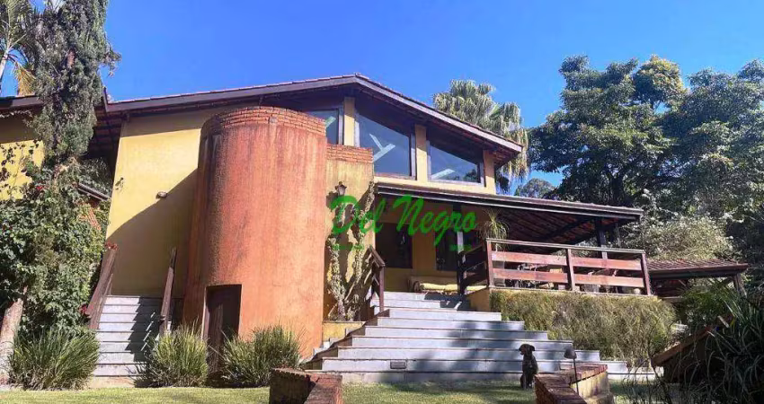 Casa com 4 suítes à venda, 500 m² - fazendinha, granja viana.