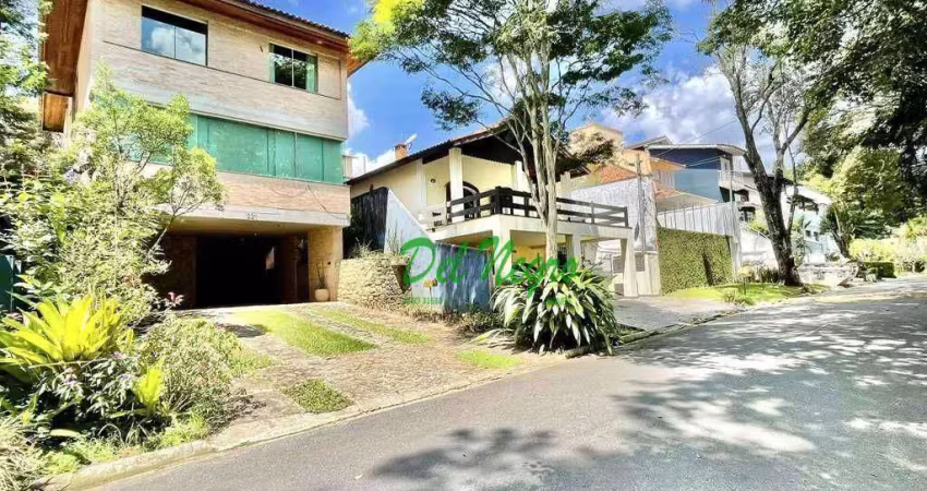 Casa com 4 dormitórios para alugar, 350 m² - jardim das flores, granja viana.