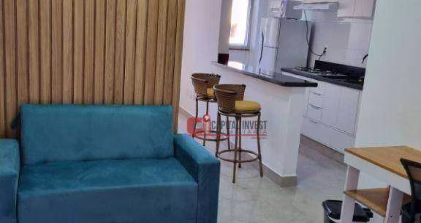 Apartamento com 1 dormitório para alugar, 48 m² por R$ 2.280,00/mês - Dom Bosco - Jaguariúna/SP