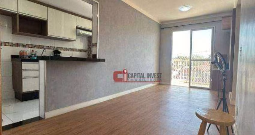 Apartamento com 3 dormitórios para alugar, 82 m² por R$ 1.840,00/mês - Jardim Roseira de Cima - Jaguariúna/SP