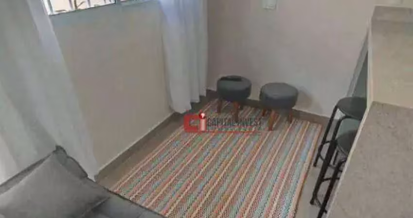 Apartamento com 1 dormitório para alugar, 37 m² por r$ 2.500/mês - jardim rinaldi - jaguariúna/sp