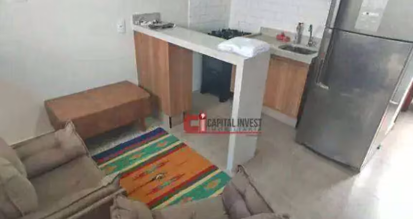 Apartamento com 1 dormitório para alugar, 37 m² por r$ 2.500,01/mês - jardim rinaldi - jaguariúna/sp