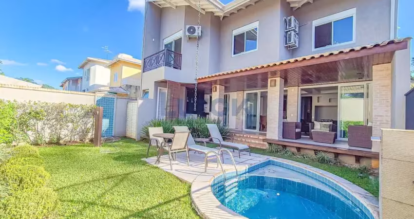 Casa mobiliada para locação condomínio camburi - valinhos / sp