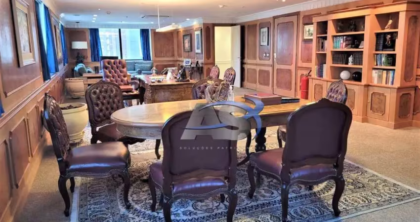 Conjunto no itaim bibi com 195m², pertinho da av. faria lima totalmente mobiliado c/ 5 vagas