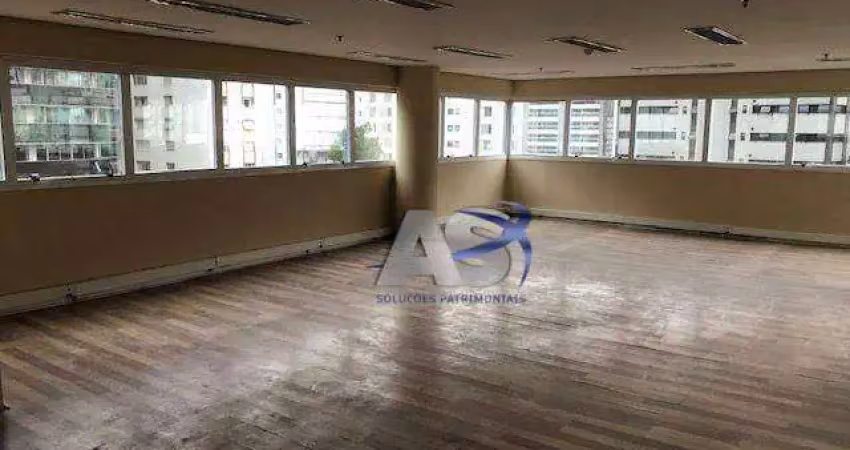 Andar corporativo para alugar, 160 m² por r$ 22.087,00/mês - jardim paulista - são paulo/sp