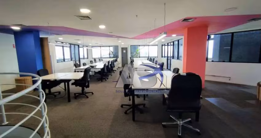 Andar corporativo para alugar, 752 m² por r$ 81.062,00/mês - itaim bibi - são paulo/sp