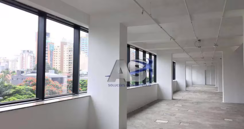 Andar corporativo para alugar, 671 m² por r$ 76.750,00/mês - pinheiros - são paulo/sp