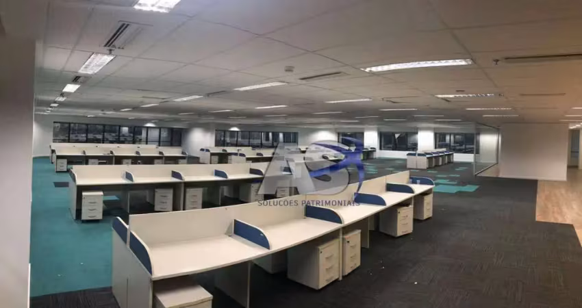 Andar corporativo para alugar, 807 m² por r$ 97.138,71/mês - brooklin - são paulo/sp