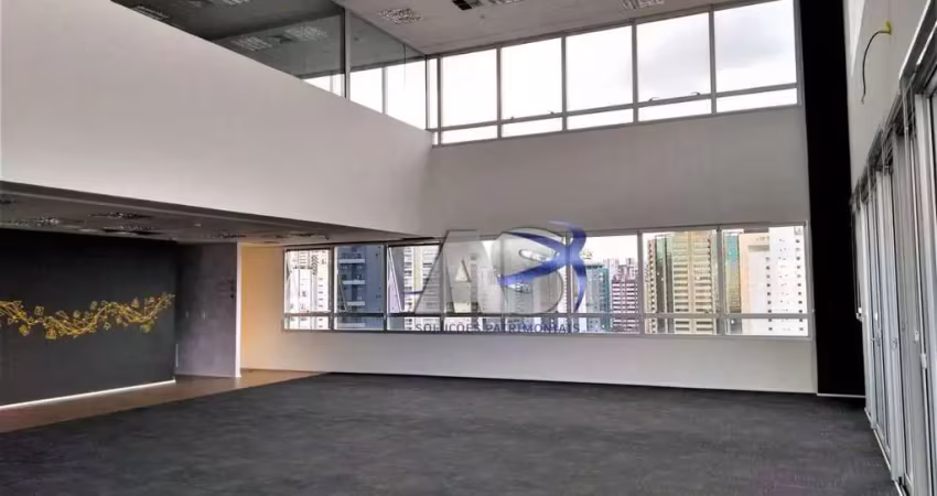Andar corporativo para alugar, 400 m² por r$ 74.048,01/mês - moema - são paulo/sp