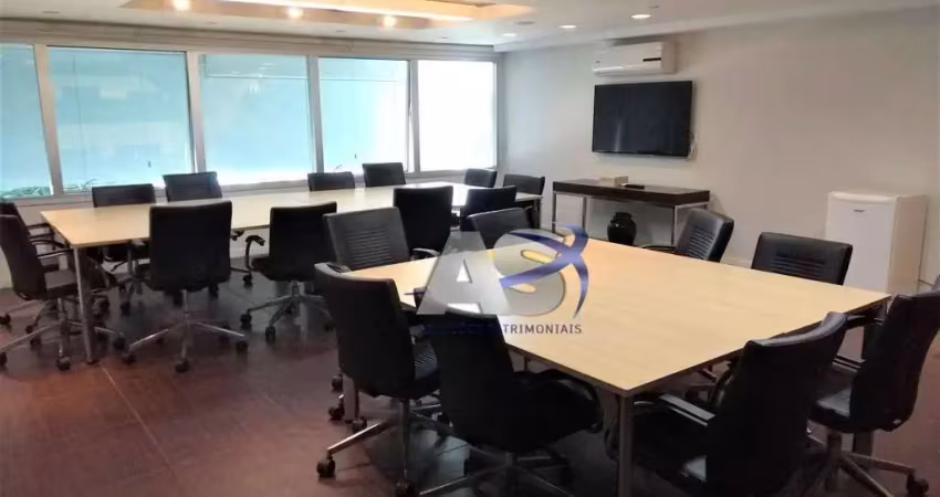 Andar corporativo para alugar, 256 m² por r$ 52.391,01/mês - moema - são paulo/sp
