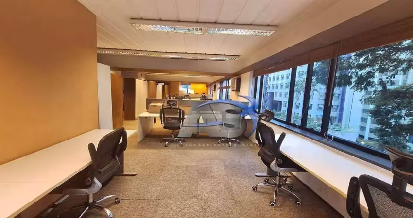 Conjunto para alugar, 244 m² por r$ 26.089,00/mês - brooklin - são paulo/sp