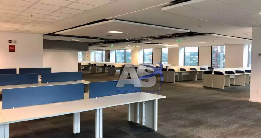 Andar corporativo para alugar, 2098 m² por r$ 347.680,57/mês - brooklin - são paulo/sp