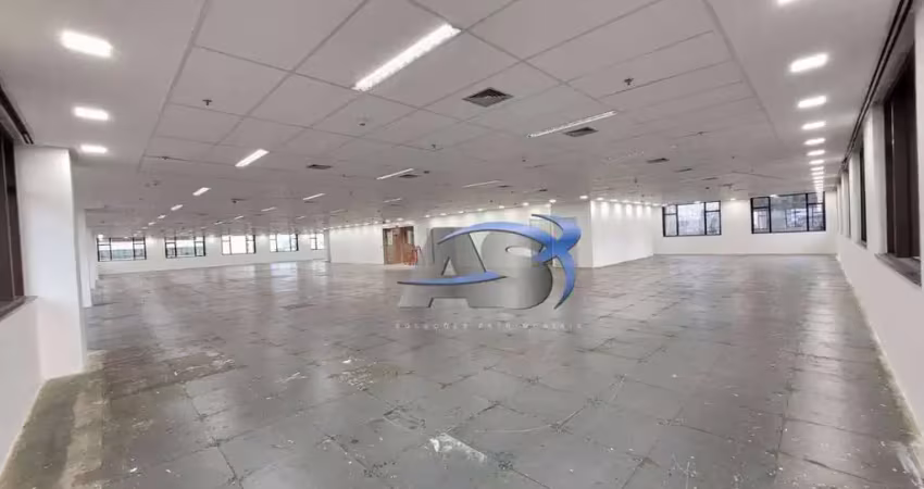 Andar corporativo no brooklin c/ 855m² em vão livre  20 vagas