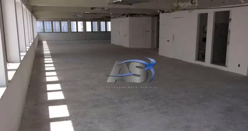 Andar corporativo na faria lima com 797,42m² em vão livre com 12 vagas