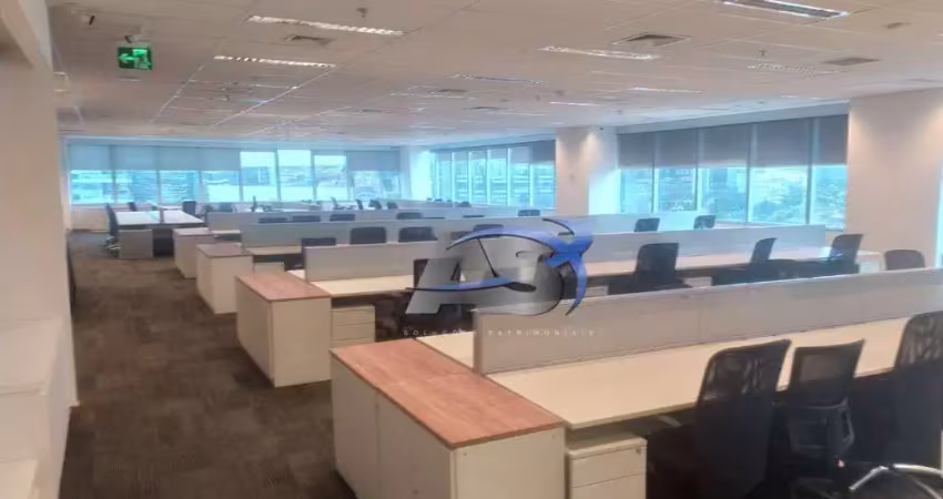 Andar corporativo para alugar, 1853 m² por r$ 304.683,00/mês - brooklin - são paulo/sp