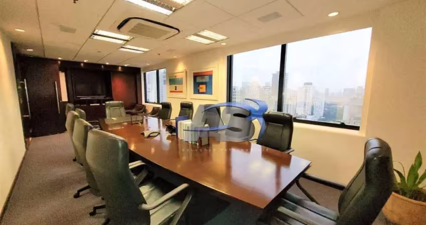 Andar corporativo para alugar, 326 m² por r$ 51.722,00/mês - itaim bibi - são paulo/sp